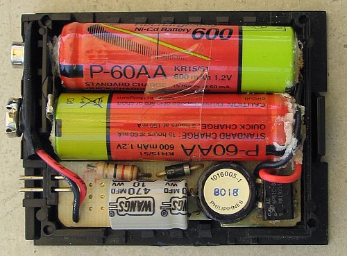 Innenleben des Batterypacks Innenleben des Batterypacks