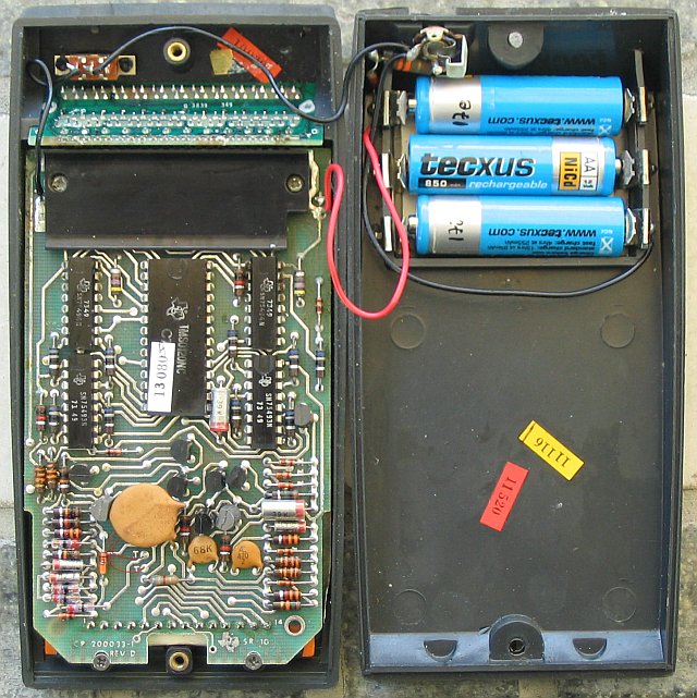 Innenleben und Batterien Innenleben und Batterien