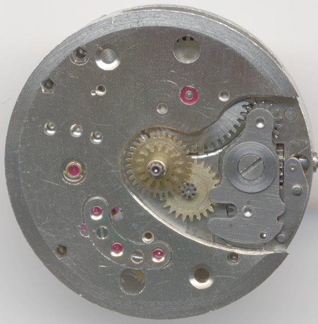 dial side without date mechanism