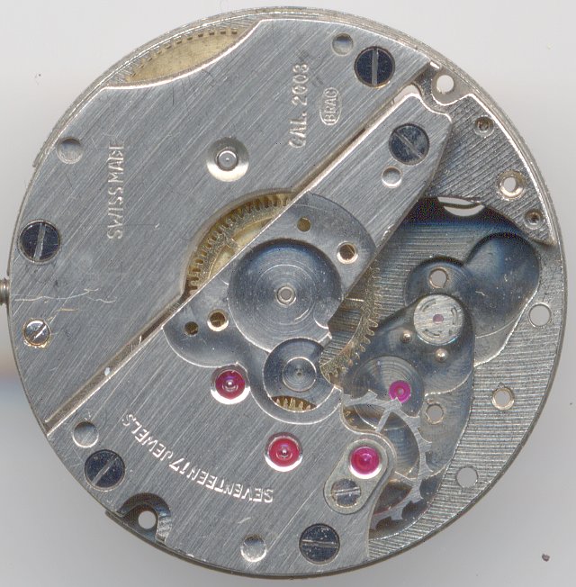 movement without center second mechanism