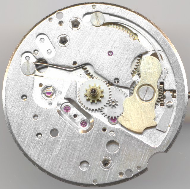dial side without date mechanism