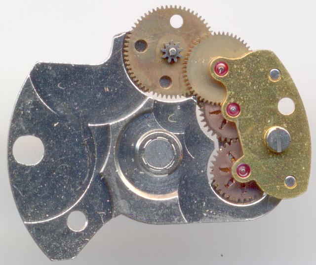 bottom view selfwinding mechanism