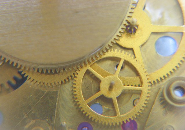 Detail: Center second mechanism