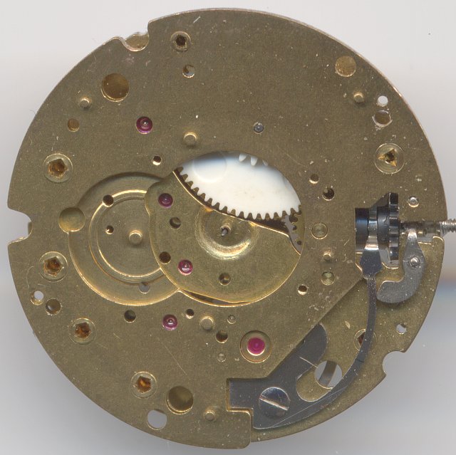 Dial side without date mechanism Dial side without date mechanism