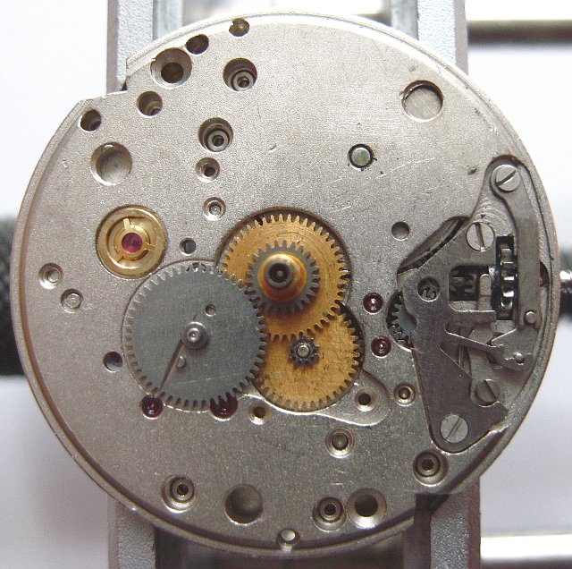 dial side, gears of indication mechanism