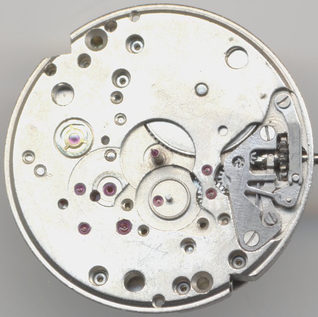 dial side without date indication mechanism